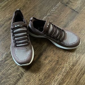 APL sneakers shoes US 7 women brown athletic